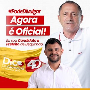 Leia mais sobre o artigo É OFICIAL: Dico da Farmácia decola sua campanha na cidade de Bequimão.