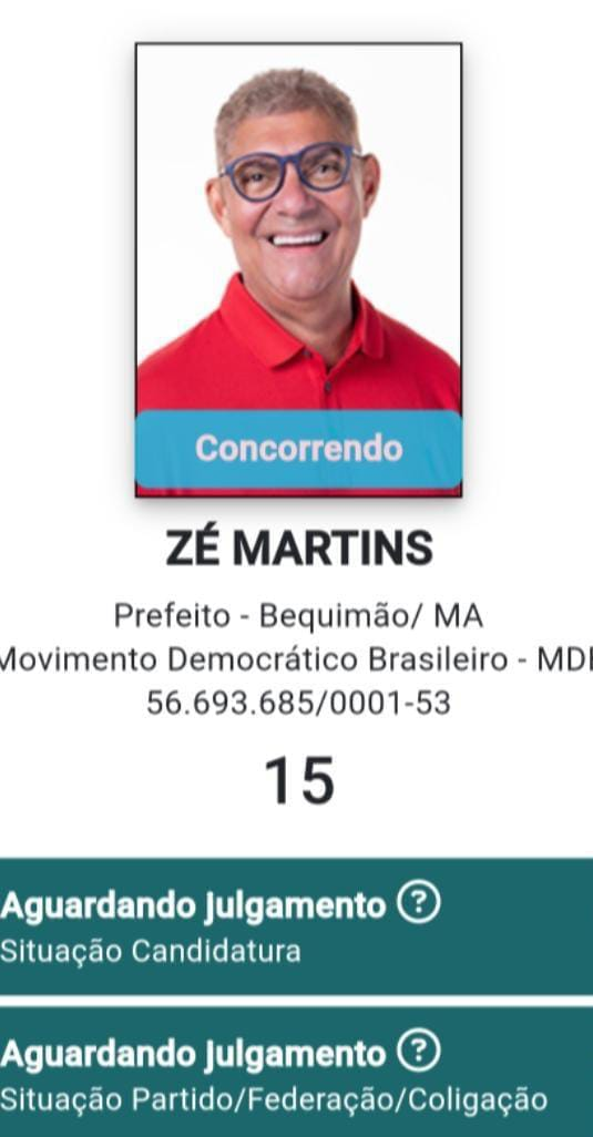Você está visualizando atualmente BEQUIMÃO: Candidatura de Zé Martins pode ser indeferida a qualquer momento, quem assumirá seu lugar?